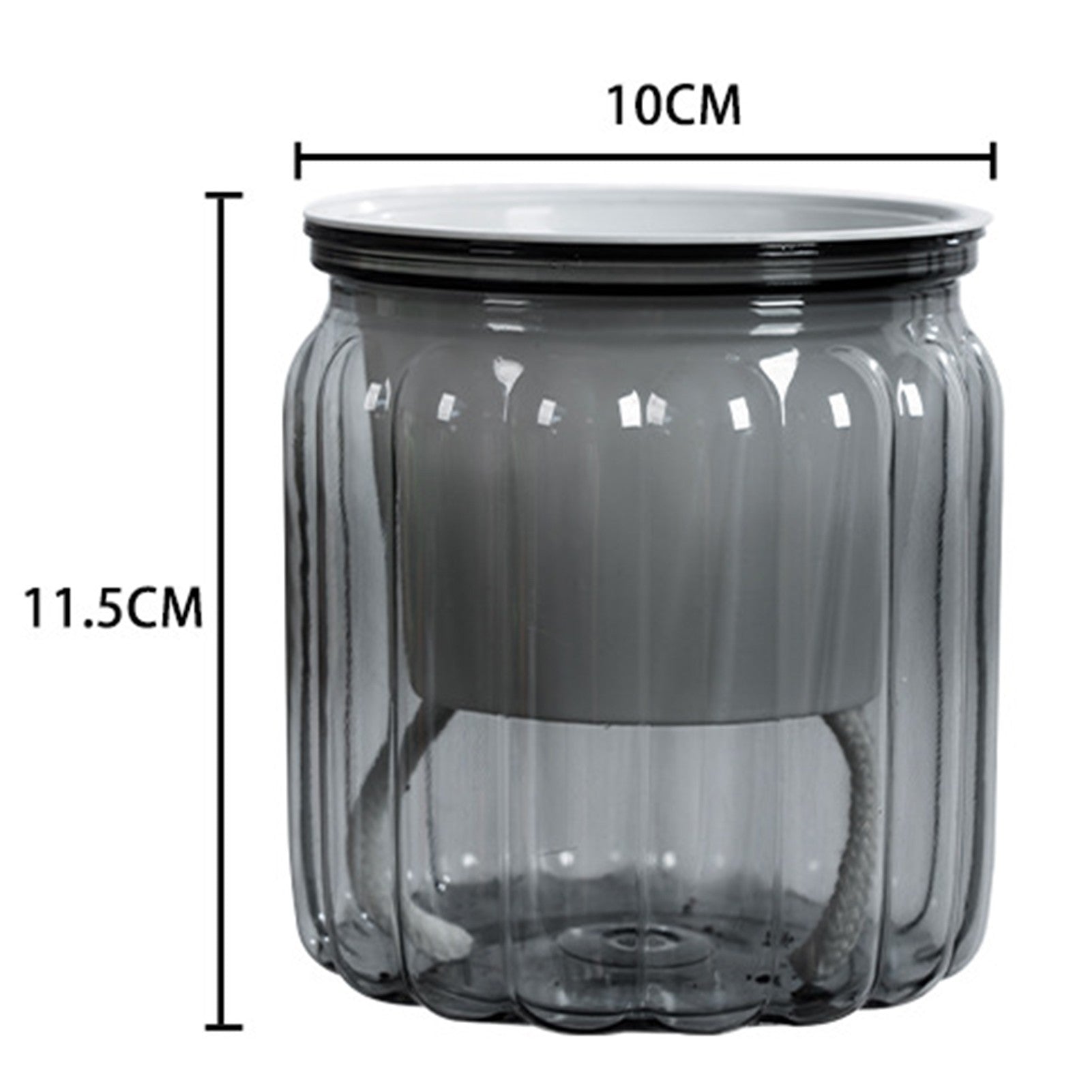 Vaso de flores com rega automática, vaso de plantas de plástico transparente par