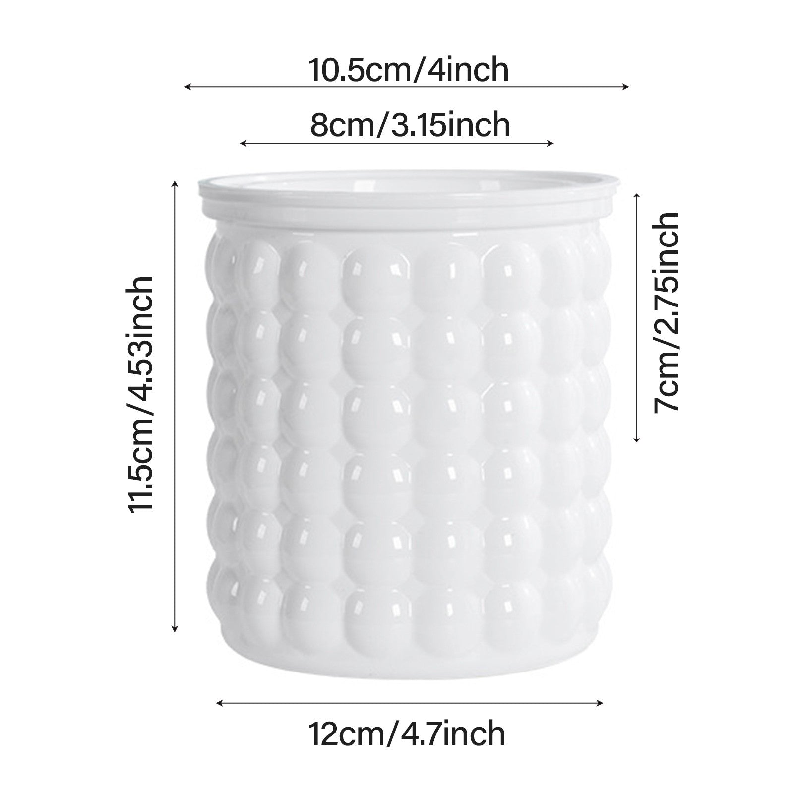 Vaso de flores com rega automática, vaso de plantas de plástico transparente par