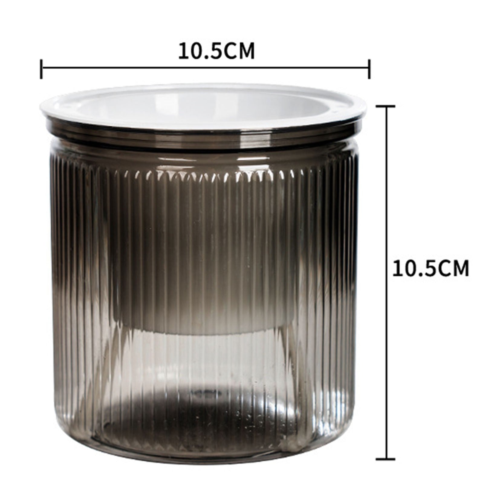 Vaso de flores com rega automática, vaso de plantas de plástico transparente par