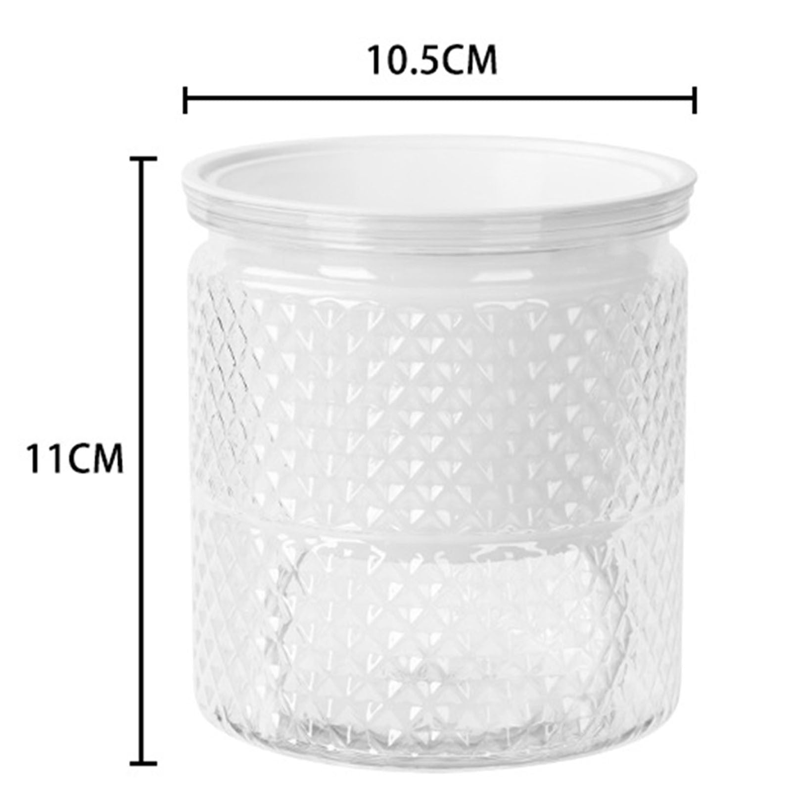 Vaso de flores com rega automática, vaso de plantas de plástico transparente par