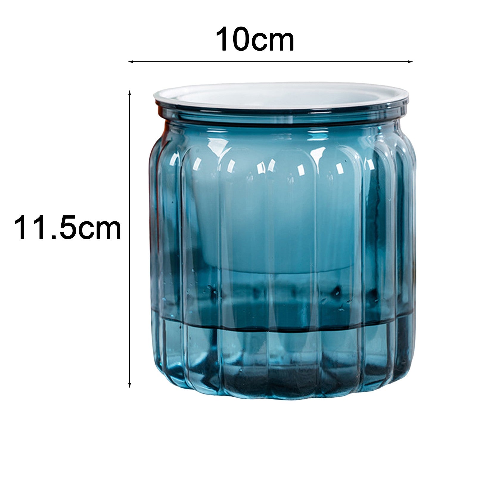 Vaso de flores com rega automática, vaso de plantas de plástico transparente par